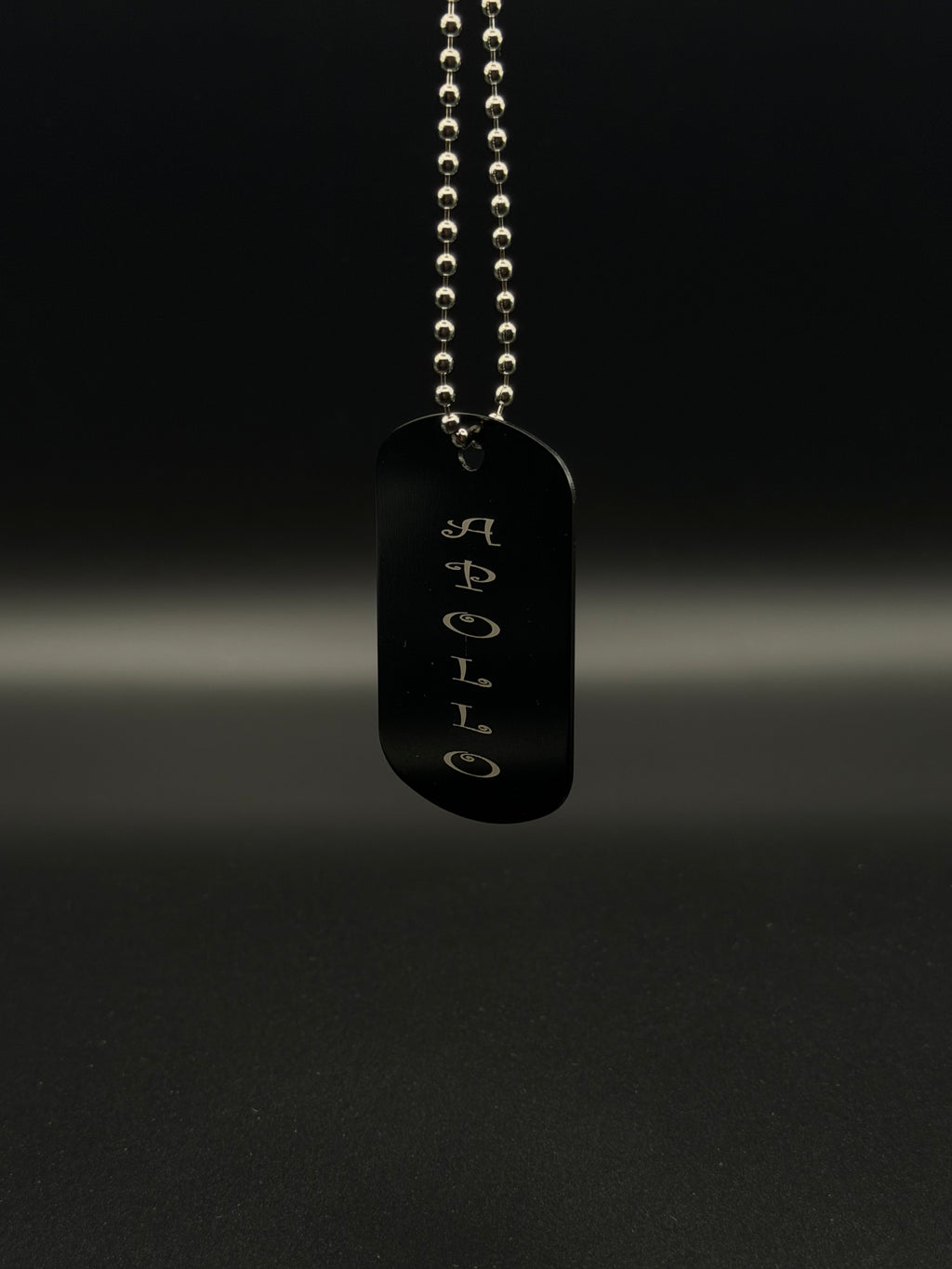 Personalisierte Halskette / Schlüsselanhänger mit Foto & Gravur