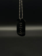 Personalisierte Halskette / Schlüsselanhänger mit Foto & Gravur